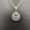 Evil Smiley Necklace - Golden and Silver - Offer Hunts