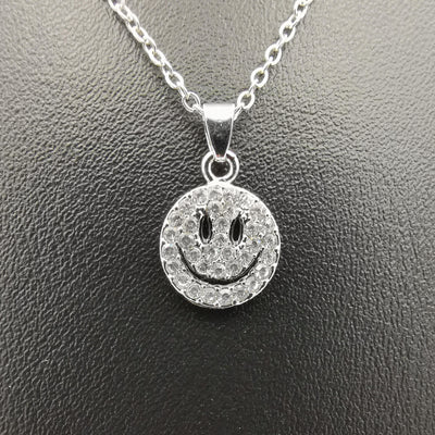 Evil Smiley Necklace - Golden and Silver - Offer Hunts