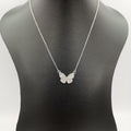 Butterfly Necklace - Golden and Silver - Offer Hunts
