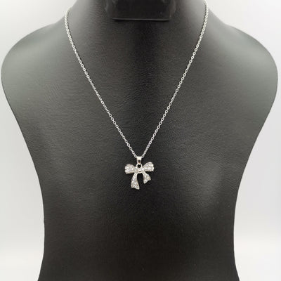 Ribbon Necklace - Golden and Silver - Offer Hunts