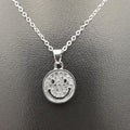 Cute Smiley Necklace - Golden and Silver - Offer Hunts