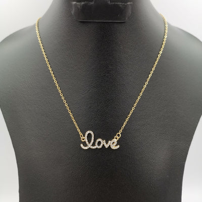 Love Necklace - Golden and Silver - Offer Hunts