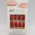 Self Adhesive Glitter Nails, 12 NAILS - 6 Colors [GEL FANTASY] - Offer Hunts