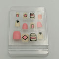 Self Adhesive Nail Art, 12 NAILS - 6 DESIGNS [ELF] - Offer Hunts