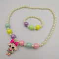 Bead Necklace and Bracelet Set for Kids - Handmade - Multiple Colors - Offer Hunts