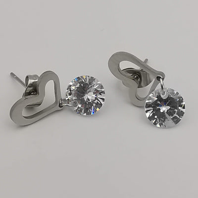 Silver Colored Fashion Earrings - 6 Designs - Offer Hunts