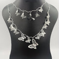 Butterfly Spirit 2 Layer Necklace - Silver and Golden - Offer Hunts