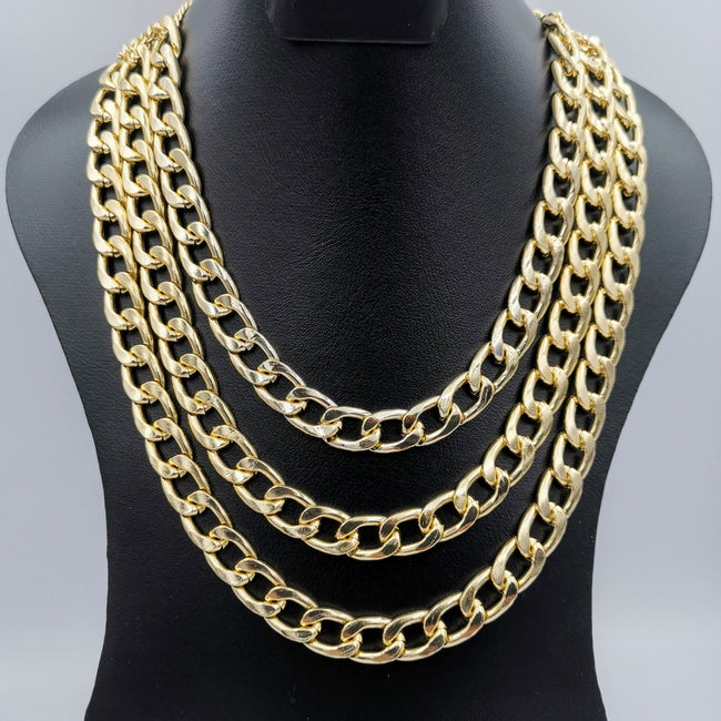 3 Layer Golden Chain Necklace - Offer Hunts