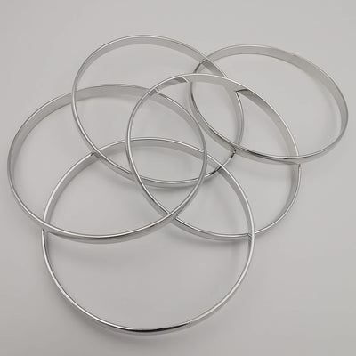 Interconnected Bracelet Set - Golden and Silver - Size 65mm - Offer Hunts
