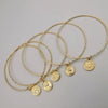 5 Piece Coin Bracelet Set - Golden and Silver - Size 65mm - Offer Hunts