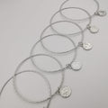 5 Piece Coin Bracelet Set - Golden and Silver - Size 65mm - Offer Hunts