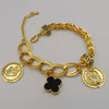 24K Gold Plated Rose Van Cl.eef Bracelet - Offer Hunts