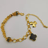 24K Gold Plated Van Cl.eef Petal Bracelet - Offer Hunts