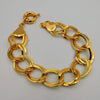 24K Gold Plated Lobster Chain Bracelet - Offer Hunts