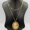 24K Gold Plated Camay 2 Layer Necklace - Offer Hunts
