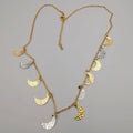 18K Gold Plated Moon Necklace - Offer Hunts