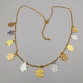 18K Gold Plated Snowflake Necklace - Offer Hunts
