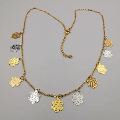 18K Gold Plated Snowflake Necklace - Offer Hunts