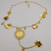 24K Gold Plated Coin Butterfly Design Necklace - Offer Hunts