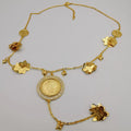 24K Gold Plated Coin Butterfly Design Necklace - Offer Hunts