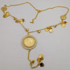 24K Gold Plated Coin Hand Design Necklace - Offer Hunts