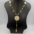 24K Gold Plated Coin Stars Design Necklace - Offer Hunts
