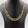 24K Gold Plated Versac.e Smooth Chain Necklace - Offer Hunts