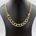 24K Gold Plated Versac.e Smooth Chain Necklace - Offer Hunts