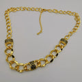 24K Gold Plated Versac.e Smooth Chain Necklace - Offer Hunts