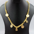 24K Gold Plated Coin Cube Chain Necklace - Offer Hunts
