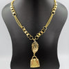 24K Gold Plated Feather Lock Design Necklace - Offer Hunts