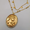 24K Gold Plated Simplistic Camay Necklace - Offer Hunts