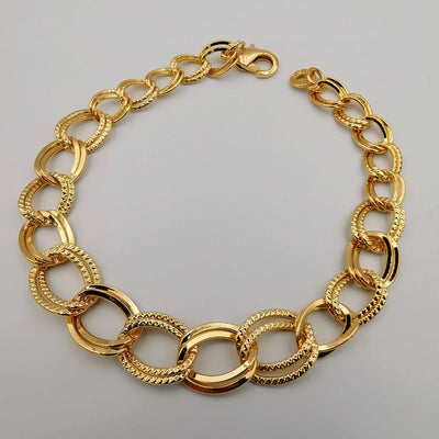24K Gold Plated Superior Chain Bracelet - Offer Hunts