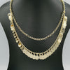 18K Gold Plated Mini Coin 2 Layer Necklace - Offer Hunts