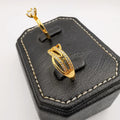 Trinity Twins Ring - 24K Gold Plate - Offer Hunts
