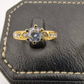 Bedazled Twins Ring - 24K Gold Plate - Offer Hunts