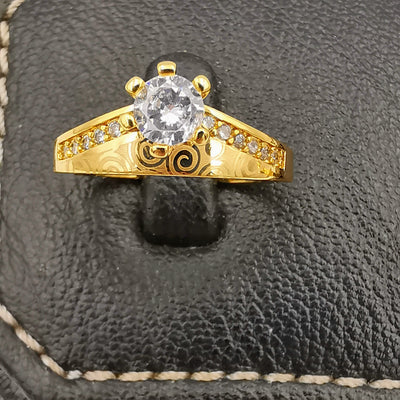 Curved Twins Ring - 24K Gold Plate - Offer Hunts