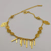 24K Gold Plated Danglers Hand of God Anklet - Offer Hunts