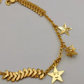 24K Gold Plated Happy Star Anklet - Offer Hunts