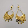 18K Gold Plated Crescent Earrings - Offer Hunts