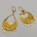 18K Gold Plated Crescent Earrings - Offer Hunts