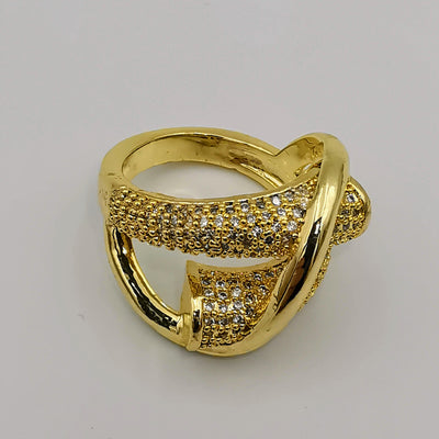 Royal Tangle Ring - 24K Gold Plate - Offer Hunts