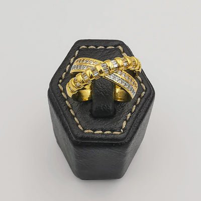 Dual Bond Ring - 24K Gold Plate - Offer Hunts