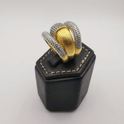 Bold Beauty Ring - 24K Gold Plate - Offer Hunts