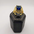 Golden Tanzanite Ring - 24K Gold Plate - Offer Hunts