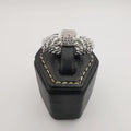 Rugged Band Ring - 24K White Gold Plate - Offer Hunts