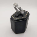 Rugged Band Ring - 24K White Gold Plate - Offer Hunts