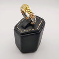 Rugged Tri Color Band Ring - 24K Gold Plate - Offer Hunts