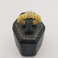 Rugged Band Ring - 24K Yellow Gold Plate - Offer Hunts