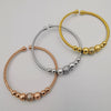 24K Gold Plated Bracelet Set [3-Pieces] - Adjustable Size - Style 3 - Offer Hunts